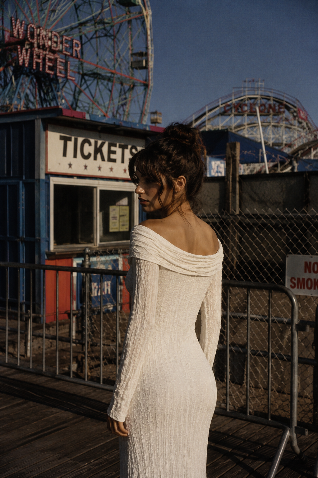 off the shoulder jersey dress IVORY dress wedding boho lace long Color:Bermuda Toile Can you wear a this midi dress has