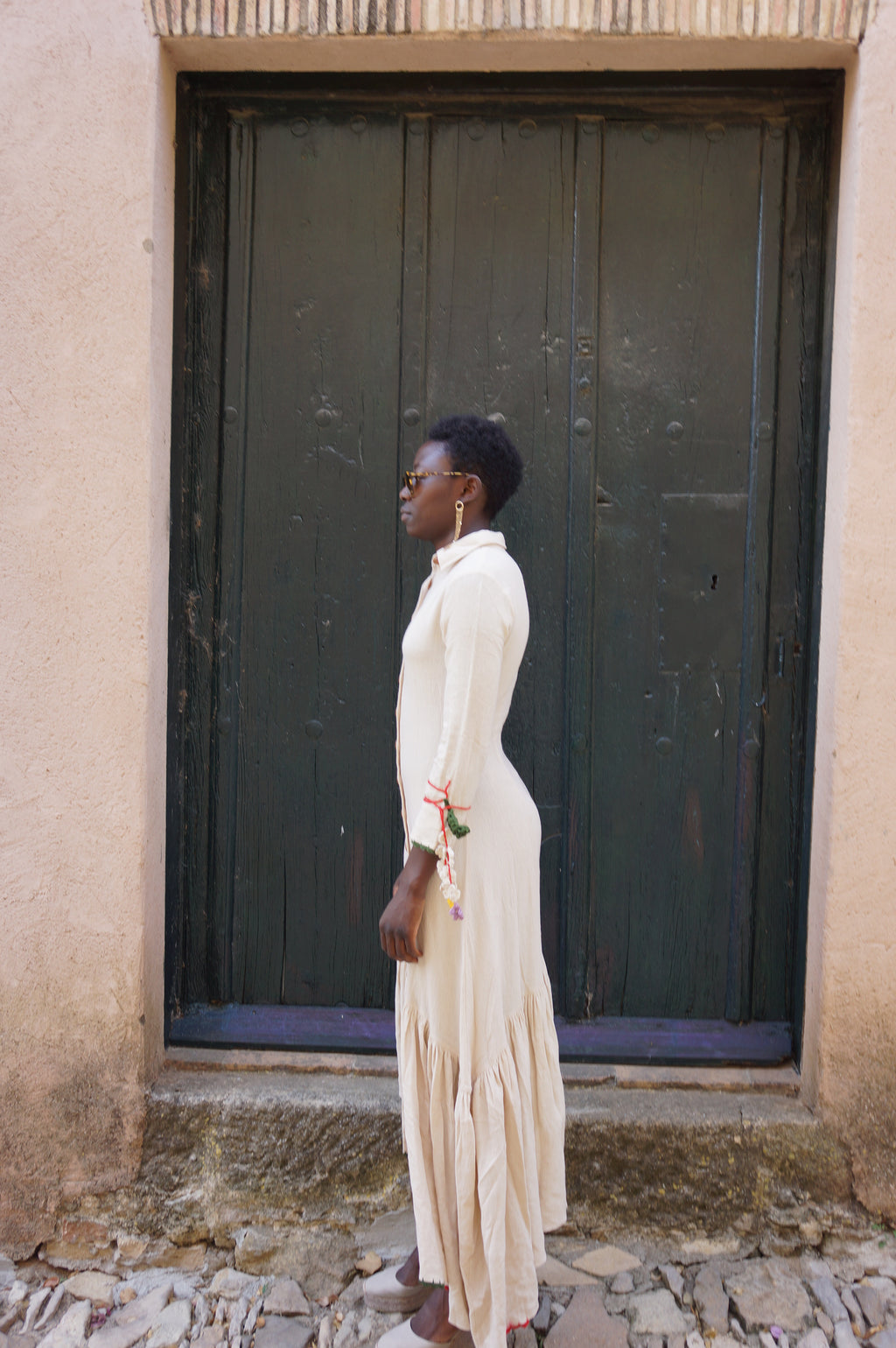 Embroidered Indian Shirt Dress