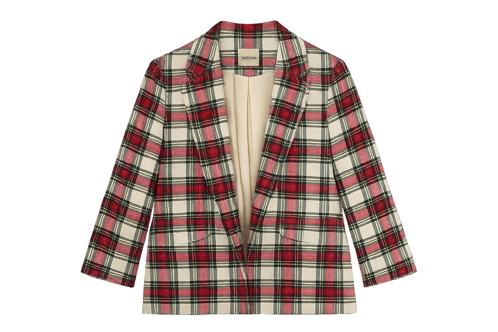 VINTAGE TARTÁN BLAZER