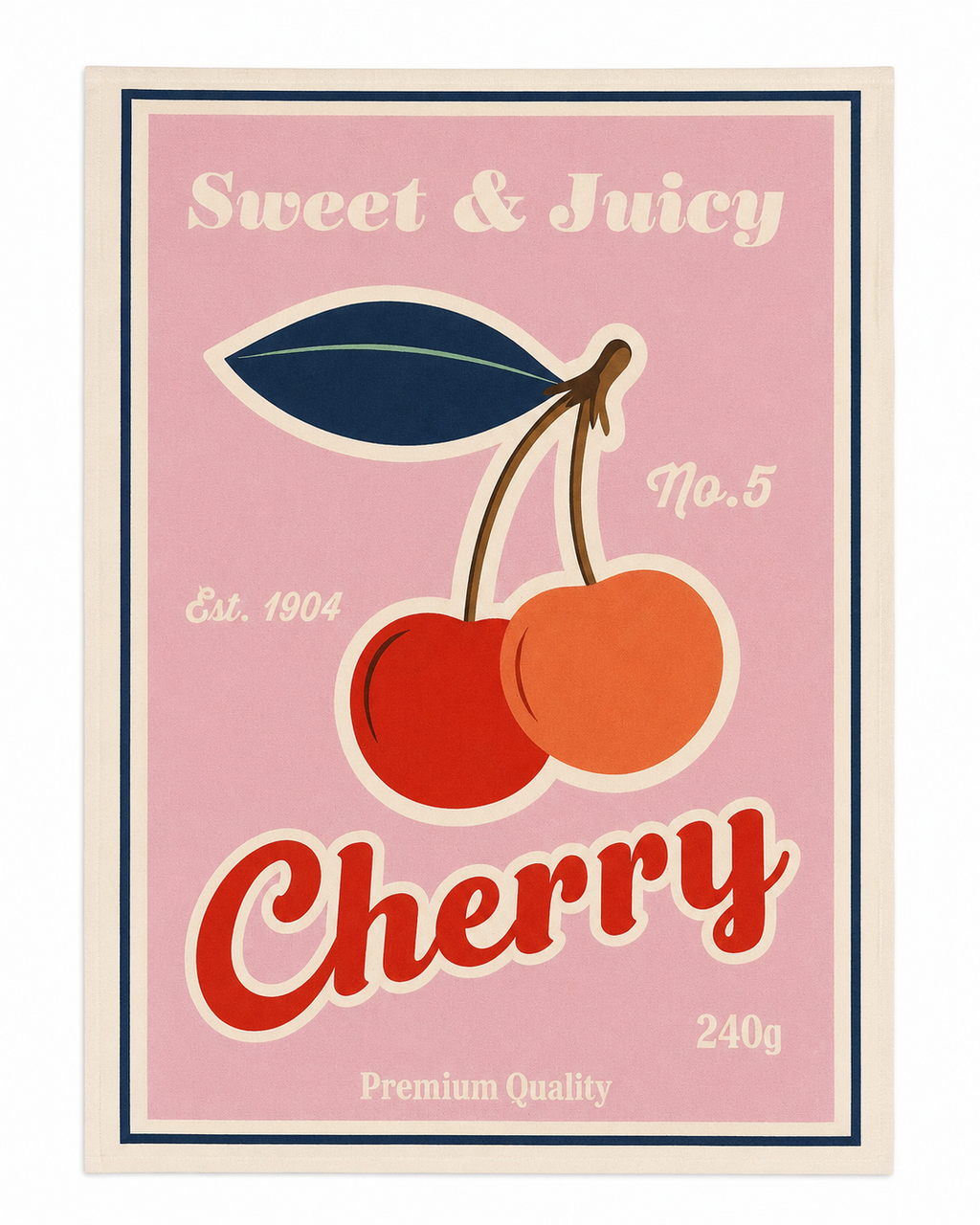 RETRO STYLE TEA TOWEL