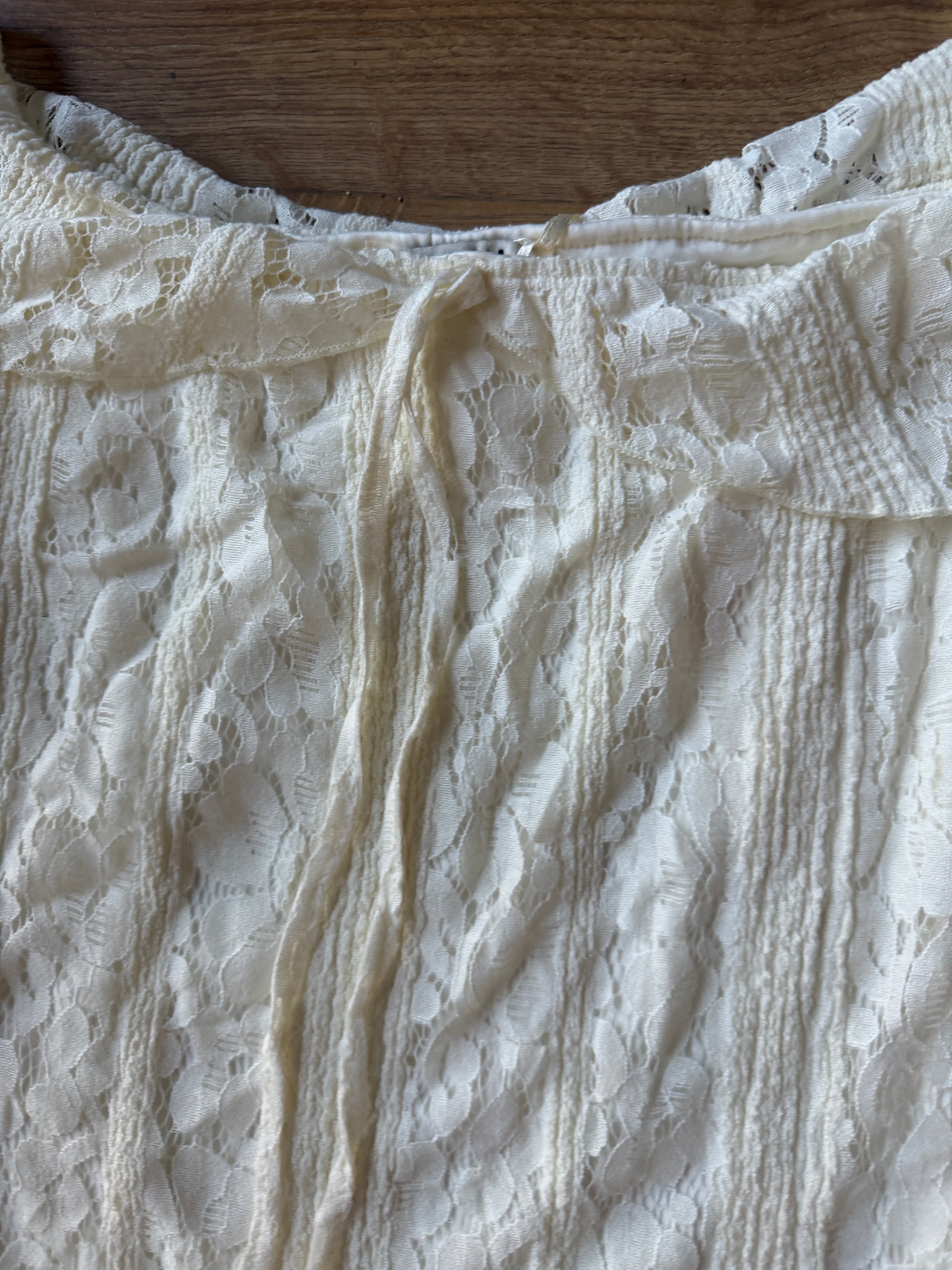 FITTED JERSEY LACE DRESS