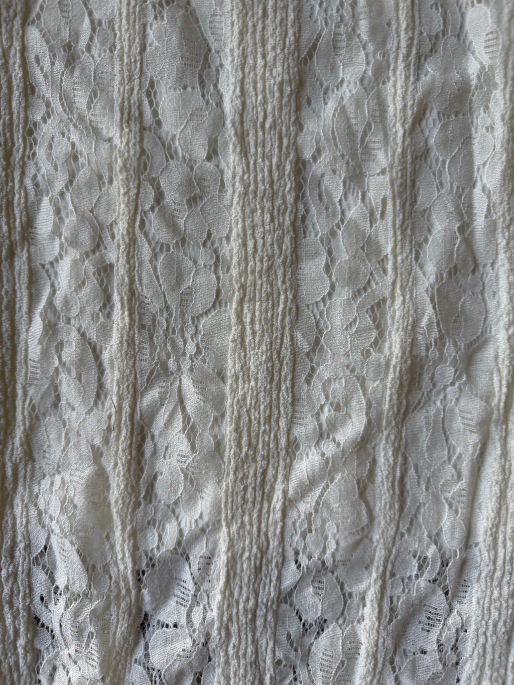 FITTED JERSEY LACE DRESS