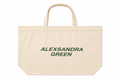 ALEXSANDRA GREEN SHOPPING BAG